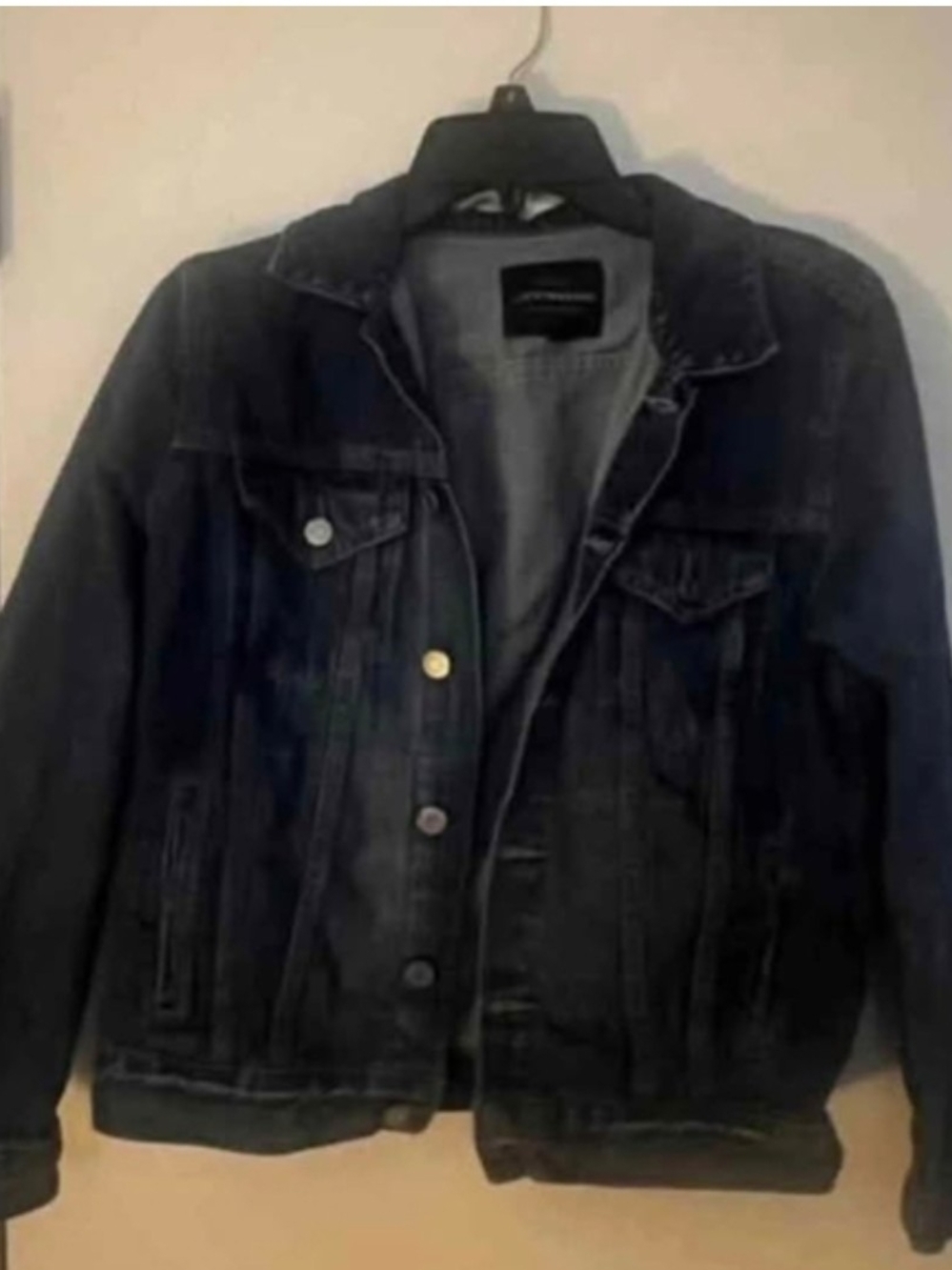 Women's Lucky Brand Dark Denim Jacket - Casual Classic